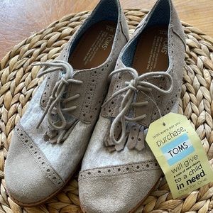 TOMS Suede/Wool NEW!